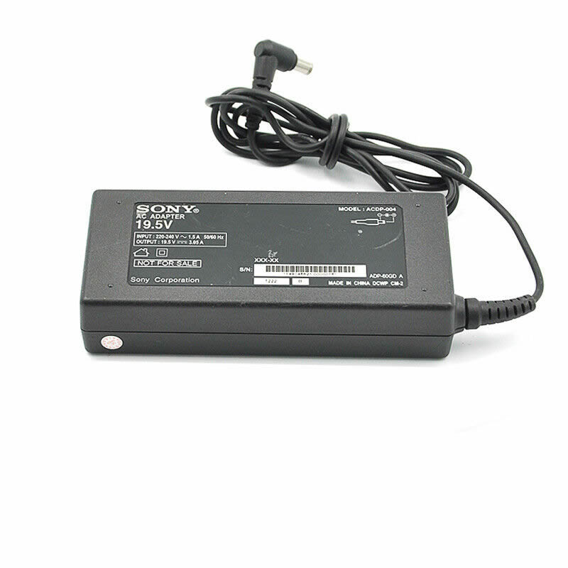 Sony 1-490-486-11,ACDP-002,ACDP-003 adaptateur chargeur 19.5V3.05A 59W alimentation originale pour Sony KDL-42W650A VPCEH38EC séries