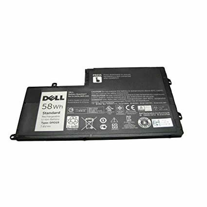 Batterie originale Dell 0PD19 DFVYN 7.4V 58Wh pour ordinateur portable Dell INS14MD-1328R, INS14MD-1328S séries